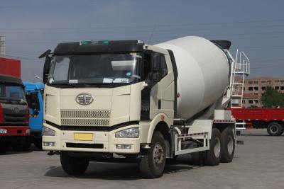 China FAW Jiefang Concrete Mixer Truck J6P 350HP 6X4 Flat Top Cab 4.7m3 Tank Automatic Air Conditioning en venta