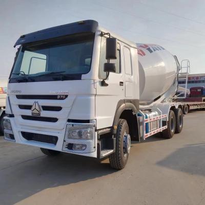 China Mixer Truck Concrete 10m³ Used With Refurbish Howo Concrete Mixer 10 Wheels 371/380hp for sale