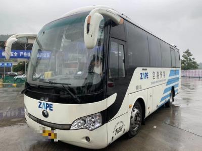 Κίνα ZK6858 λεωφορείο πόλεων Yutong σειράς, άσπρο 19 Seater λεωφορείων έτος οδήγησης 2015 diesel αριστερό προς πώληση