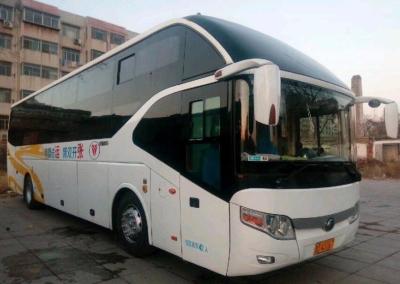 China Manuelles verwendetes Dieselyutong transportiert 2017-jährige 42 Sitze Trainer-Sleeper Buss mit weichem Bett zu verkaufen