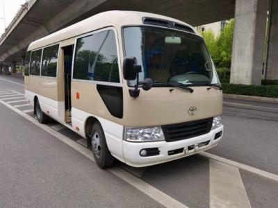 China 2010-jähriger 20 Sitze benutzter Küstenmotorschiffbus, benutzter Mini Bus Toyota Coaster-Bus mit Benzinmotor 2TR in gutem Zustand zu verkaufen