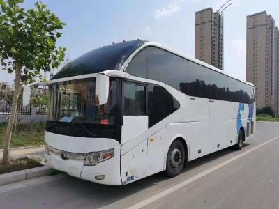 China Chasis de acero usado de la sola puerta del autobús ZK6127 de la mano de segundo del motor de la parte posterior de Weichai de los asientos del autobús 55 de Yutong en venta