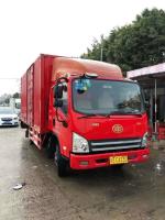 China Second Hand FAW 140HP Cargo Truck  4x2 Drive Mode Cargo Truck for sale