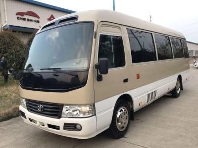 China Gebraucht- Benzin-Bus des Toyota-Küstenmotorschiff-Bus-3TR verwendete Jahr-Gebrauch 23 Sitz-Mini Busess im Jahre 2013 zu verkaufen