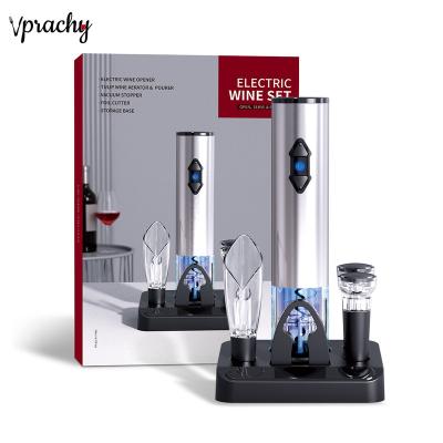 China Prospects RTS Amazon modern success fasihon red wine promotional tool twist battery operated smart electric wine opener set kit for sale