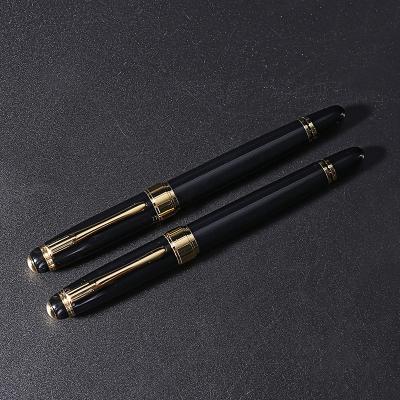 China High End Metal Writing Pen Custom Logo Laser Engrave Quality Gift Business Promotion Luxury Fountain Pen With Gift Box Set for sale