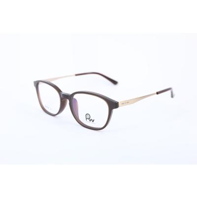 China Super TR Quality Eyeglasses Optical Frames Metal Gold Monocle Modern Titanium Frame for sale