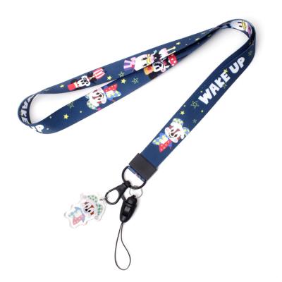 China Custom Printing Lanyard Luxury Lanyard Personalizados Logo Polyester Neck ID Lanyards With Logo Custom for sale