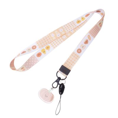 China Luxury Cheap Advertising Logo Printed Card Holder Hanging Lanyards String for sale