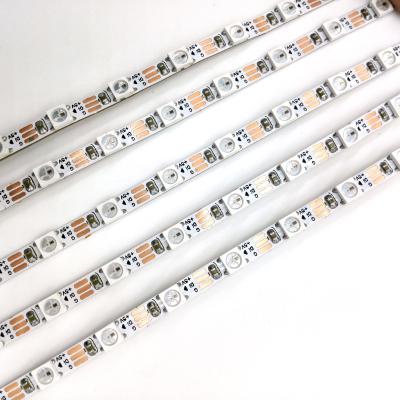 China LANDSCAPE 5V SMD 5050 WS2812B 60 LEDs Per Meter 5mm Width Led Strip SK6812 Flexible White PCB IP20 for sale