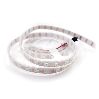 China hotel wifi silicone IP67 smart led strip sk9822 pcb APA102 white led strips 300leds for sale