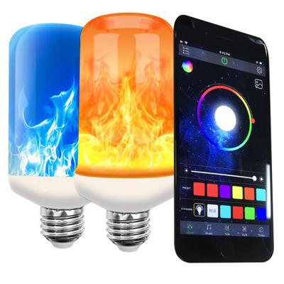 China Hotel Rgbw Color Changing Light Bulb Dimmable Music Remote Control Color Changing Smart Bulb 12W for sale