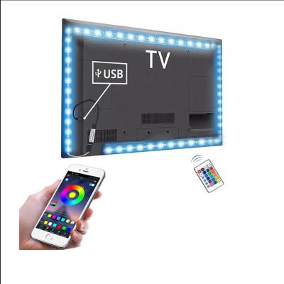 China Shops Led Panel Light TV Back Wall Multicolor Led Light Waterproof Strip With Remote Control for sale