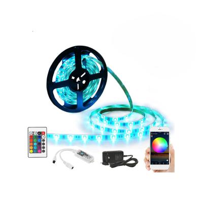 China Stores WIFI LED Strip Light 10m 5M SMD RGB 2835 SMD LED RGB Set Ceiling Smart Wifi Led Strip Light Wholesale for sale