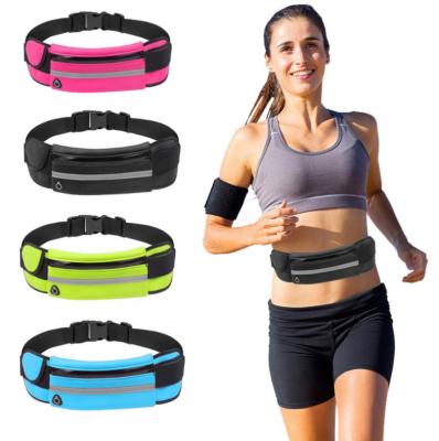 China Outdoor Waist Bag Water Proof Pockets Sports Waist Bag Women Men Mobile Phone Case Running Fitness Holder Waist Pack Belts Waterproof Bag for sale