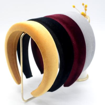 China Cheap Wholesale Fashion Hair Accessories Amazon Velvet Flannel Korea Velvet Face Wash Headband for sale