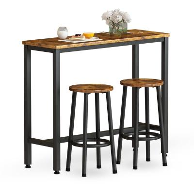 China 3 Piece Industrial Bar Table Set, 47.2