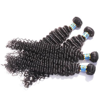 China Good Quality Wholesale Deep Curly Malaysian Hair Bundles Cheap Hair , 18 20 Grade 10a , 22 Curly Hair Bundles Body Wave Mink Brazilian Hair Bundles In Set for sale