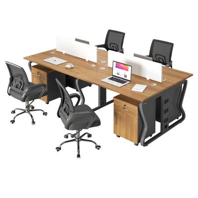 China New Walnut MDF Management Computer Expandable Hot-selling Modern Desk for sale