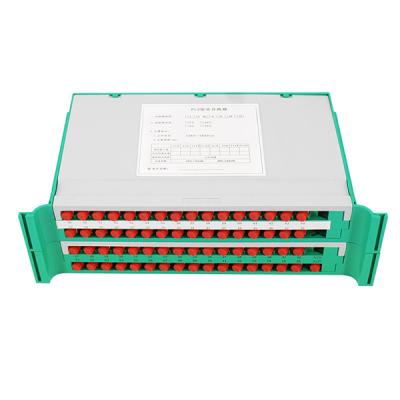 China Splitter 0.9mm 1X32 FC UPC, Tray Type Fiber Optic FTTH PLC Splitter for sale