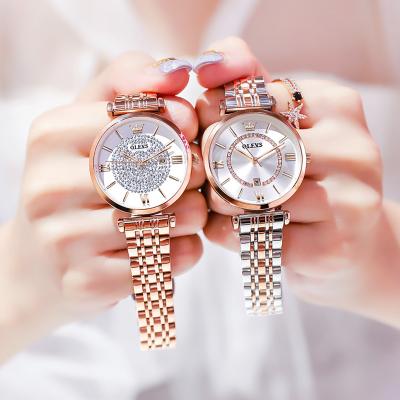 China Date OEM Automatic Women Fashion Luxury Dress Watches Stainless Steel Reloj Mujer Watches Hot Sale Custom Ladies Watch for sale