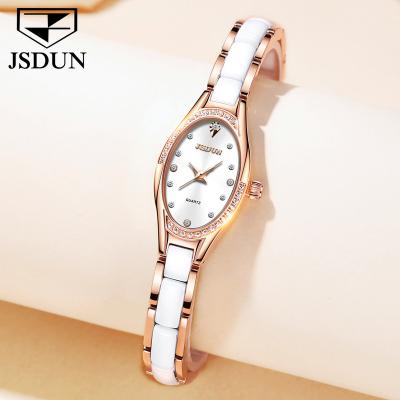 China Women's Water Resistant Hand Watch Fashion Small Mini Wrist Watch Simple Classic Luxury Brand Ceramic Strap Unique Ladies Wrist Watch for sale