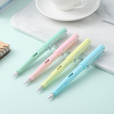 China office & New Fashion Colorful Plastic School Pen Fountain Pen Promotion Gift Quality Fountain Pen for sale