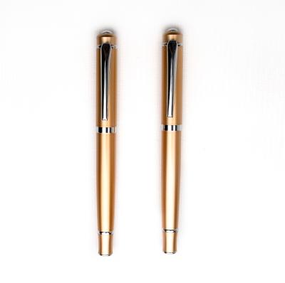 China Good Price Gold Seed Fountain Pen With Cartridge for sale