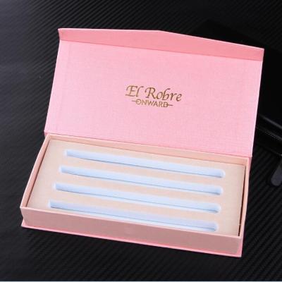 China High Quality Recycled Materials Elegant Pink Color Customize Wedding Gift Pen Box for sale