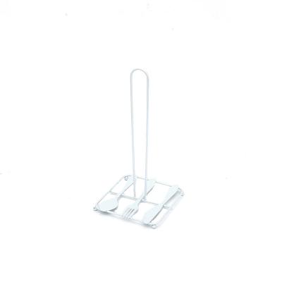 China Modern Upright Paper Towel Rack Roll Holder Knife Fork and Spoon Tissue Tube for sale