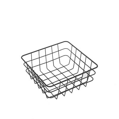 China Viable Kitchen Sundries Storage Basket Vertical Multifunctional Grid Design Small Exquisite for sale