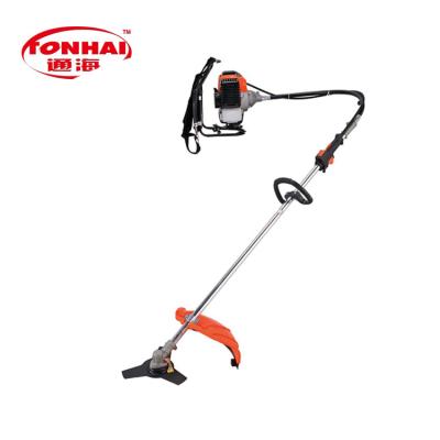 China 2-Stroke TONGHAI Supply 52CC Gasoline Shrub Trimmer Handheld Gasoline Grass Trimmer With CE Certification for sale