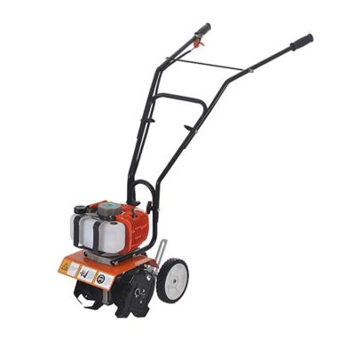 China Free Shipping Building Material Stores CE Standard MOQ 10 1.6kw 2.2HP/6500r/min 52cc Small Mini Tractor Rotary Tiller for sale