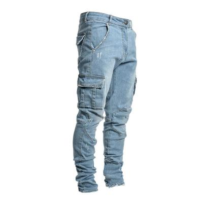 China 2021 Men's Motorcycle Bikers Slim Fit Denim Pants Breathable Biker Jeans For Fashion Man Breeches Male Mens Clothes Jean Size S-3Xl for sale