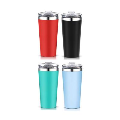 China Wholesale 500ml Disposable Stainless Steel Water Tumbler 17oz Insulated Vacuum Drink Tea Cups for sale