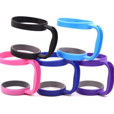 China Hot Selling Bottle Handles Regular Plastic 30oz Tumbler Handle Portable Mug Cup Handle Multicolor Option for sale