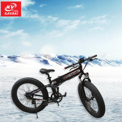 China Fat Folding Bicycle 500w 350w 13ah Aluminum Alloy Tire Ebike Fat Tire European Wholesale Foldable Electric Electric Bike for sale