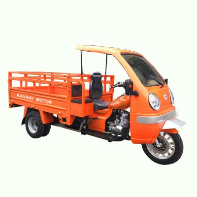 China Cargo factory wholesale kavaki engine gasoline tricycles tuk tuk 3 wheel for cargo passengers for sale