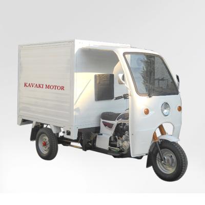 China Good Quality Cargo Style Motorcycle Taxi Tricycle Suppliers New To Nigeria Cabin Tricycle With Included Cargo Box for sale