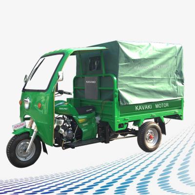 China Cargo Alibaba Supplier Lifan Motor Motor Closed Body Canopy Passenger Mobility Tricycle Bajaj for sale