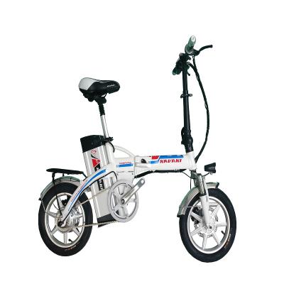 China Aluminum alloy Guangzhou manufacture KAVAKI new electric bike style city folding mini 250W48V15A lithium battery bicycle price for sale for sale