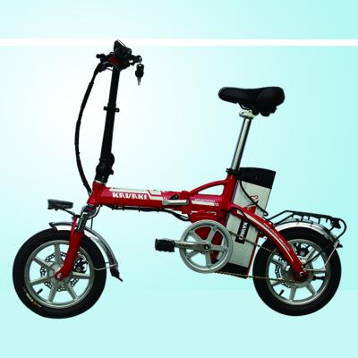 China Aluminum alloy ebike factory chinese kavaki brand 14 inch fuerd folding electric bike used bicycles for sale for sale