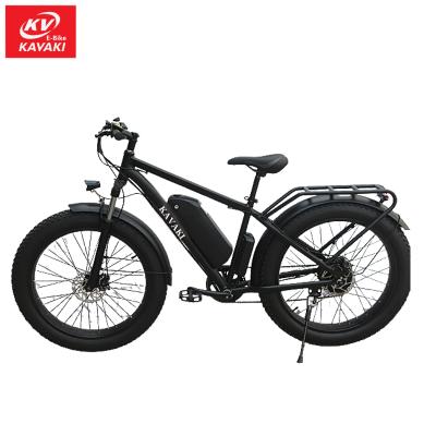 China Aluminum alloy big wheel mountain e bike 7 speed electric bike 26 inch bicycle for cool man for sale