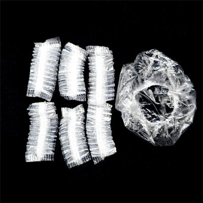 China Sustainable 100PCS Hairdressing Earmuffs Salon Waterproof Clear Ear Cover Ear Protection Transparent Bath Shower Earmuff Cap Cleaning Tools for sale