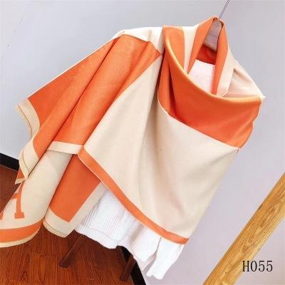 China New women's long simulation cashmere jacquard scarf, thick autumn and winter warm scarf for sale