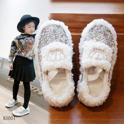 China Woolen Anti-slippery Soft Bottom Shoes Kids Shoes Slip On Sports Shoes for sale