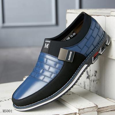 China Durable Leather Oxfords Men Shoes Fashion Casual Slip On Formal Business Wedding Elegant Shoes for sale