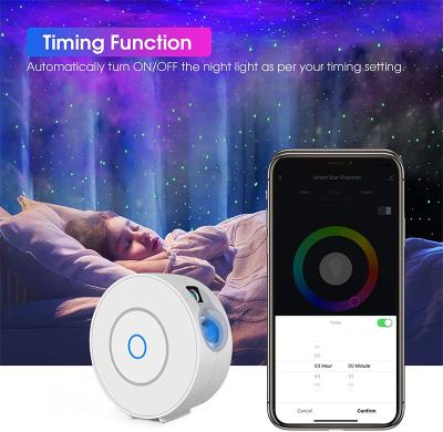 China WiFi Pinelake Tuya Smart WiFi Led Laser Night Light App Remote Control Work With Amazon Alexa Google Home Voice Control for sale