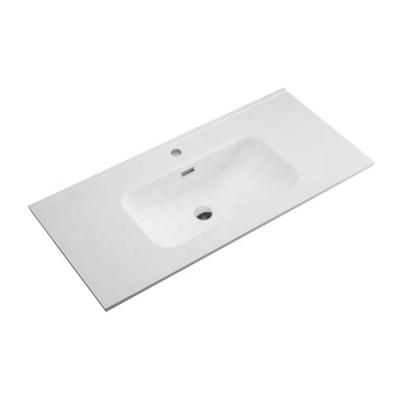 China Best Selling Modern Sink Designs White Ceramic Bathroom Wash Hand Basin Price for sale