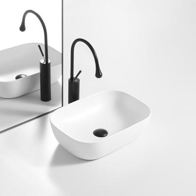 China White Goalar Modern Premium Quality Above Counter Round Basins Sinks For Bathroom for sale